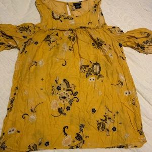 Torrid cold shoulder flowy shirt